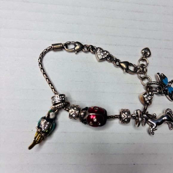 Brighton JF4930 Luxe Link Charm Bracelet - The Mercantile at  BRIGHTON Silver Charm Holder Bracelet
